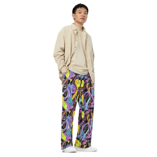 Spectrum Circuit on a Wide-Leg Pants