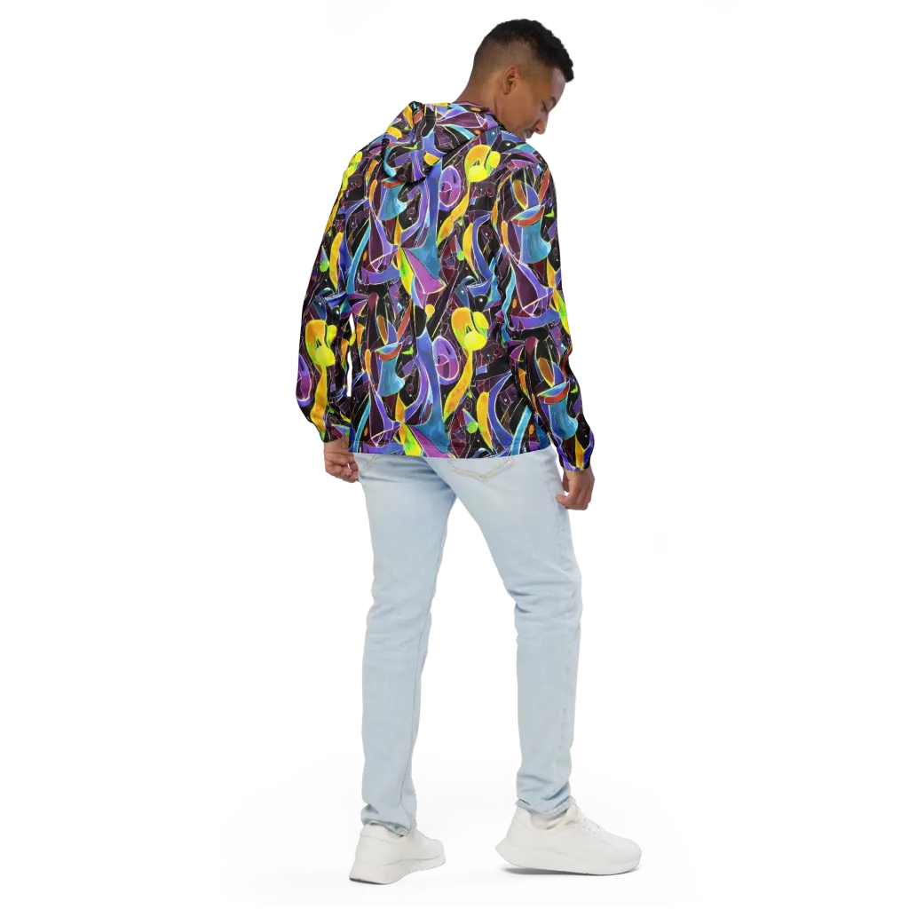 Spectrum Circuit on Men's Windbreaker — Back