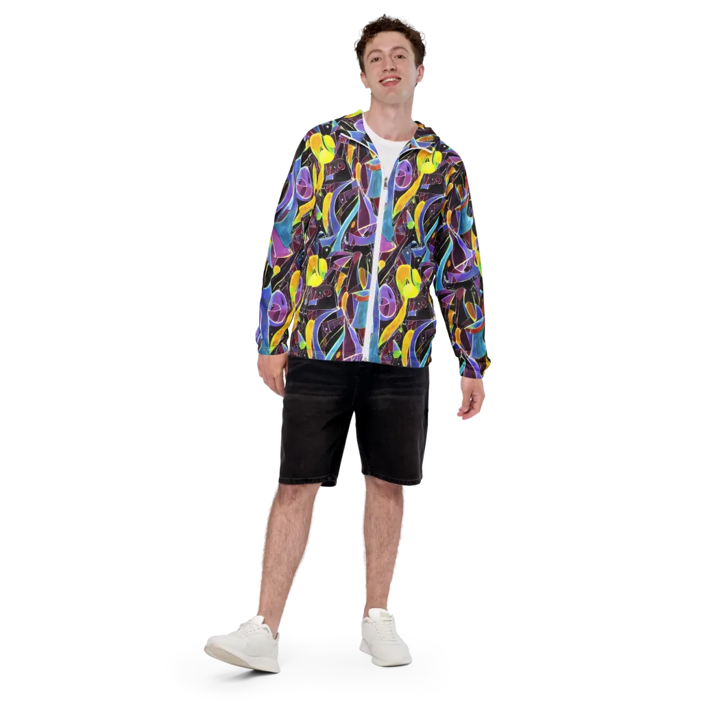 Spectrum Circuit on Men's Windbreaker — Front