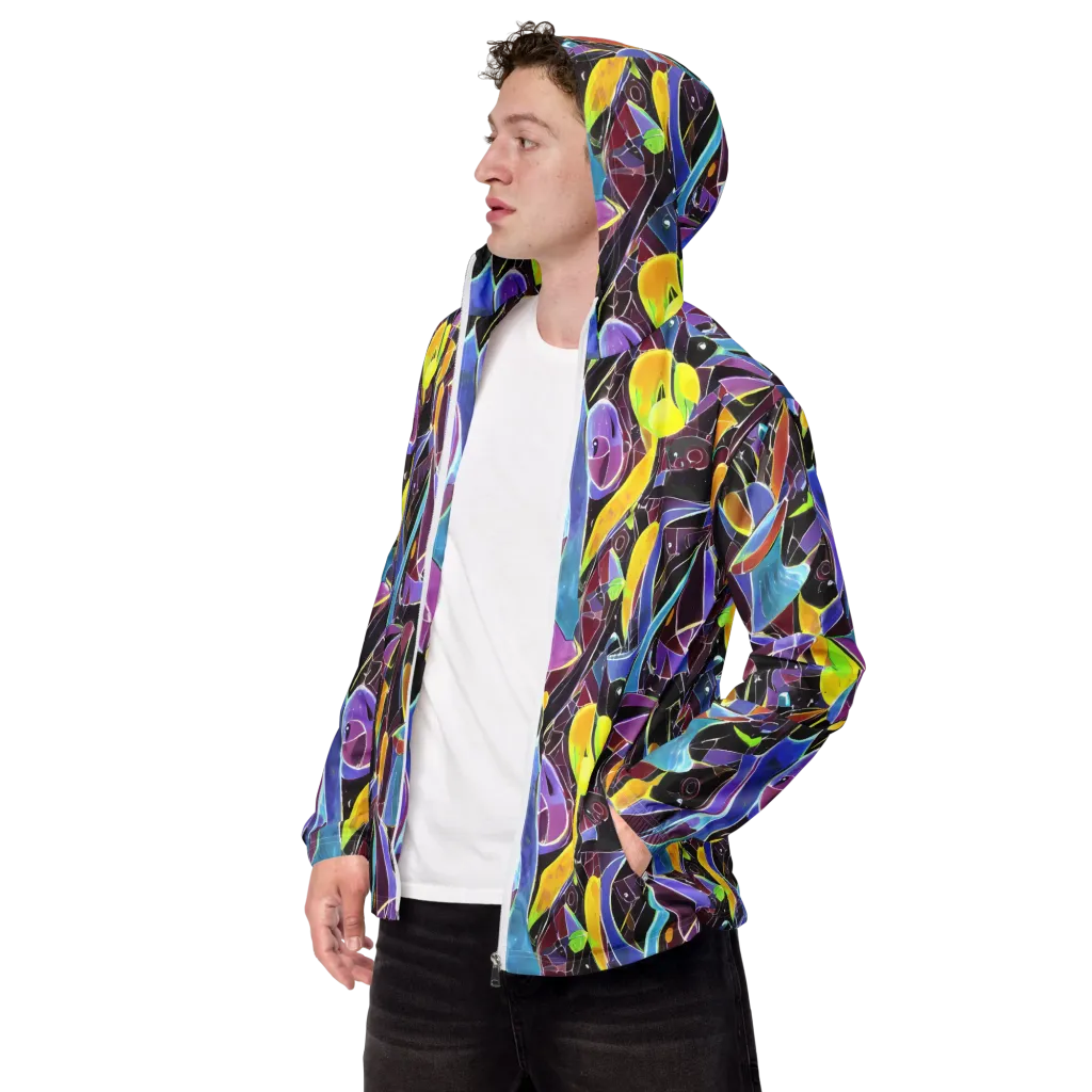 Spectrum Circuit on Men's Windbreaker — Left Front