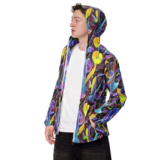 Spectrum Circuit on a Men's Windbreaker