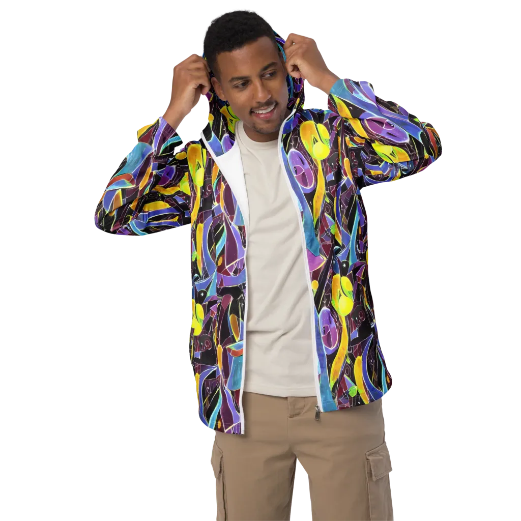 Spectrum Circuit on Men's Windbreaker — Front