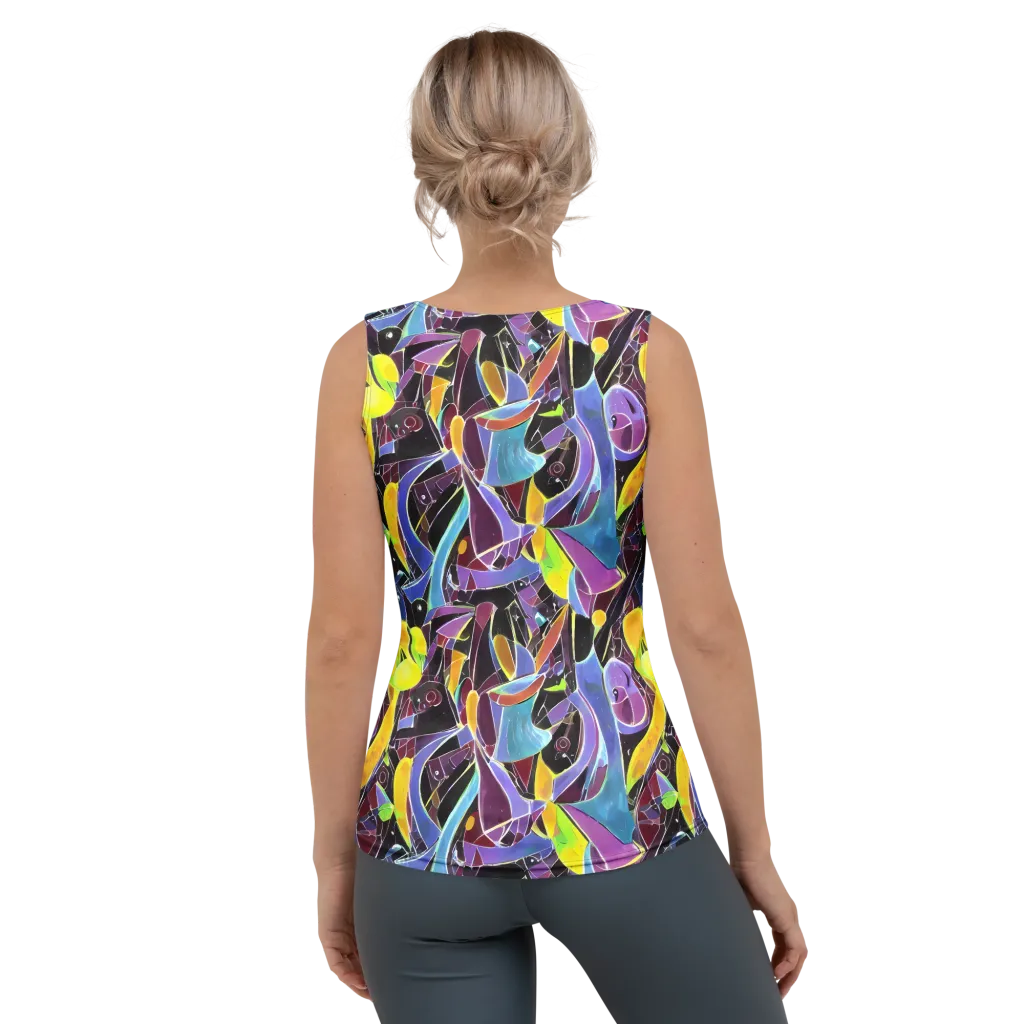Spectrum Circuit on Women's Tank Top — Back