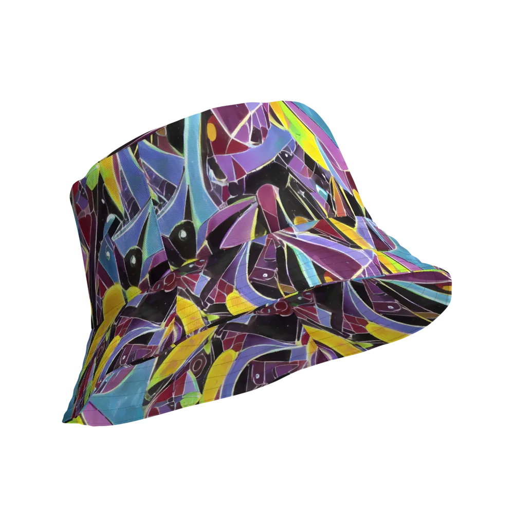 Spectrum Circuit on Reversible Bucket Hat — Product details Outside