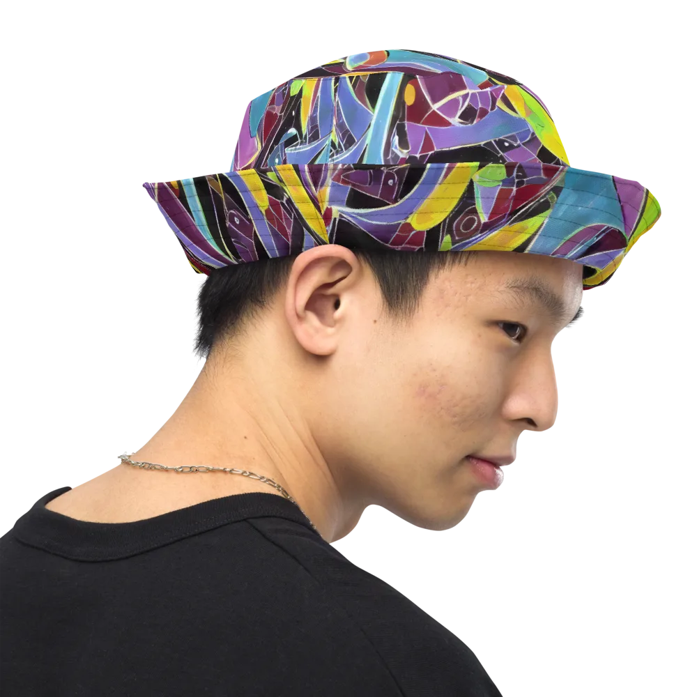 Spectrum Circuit on Reversible Bucket Hat — Right Outside