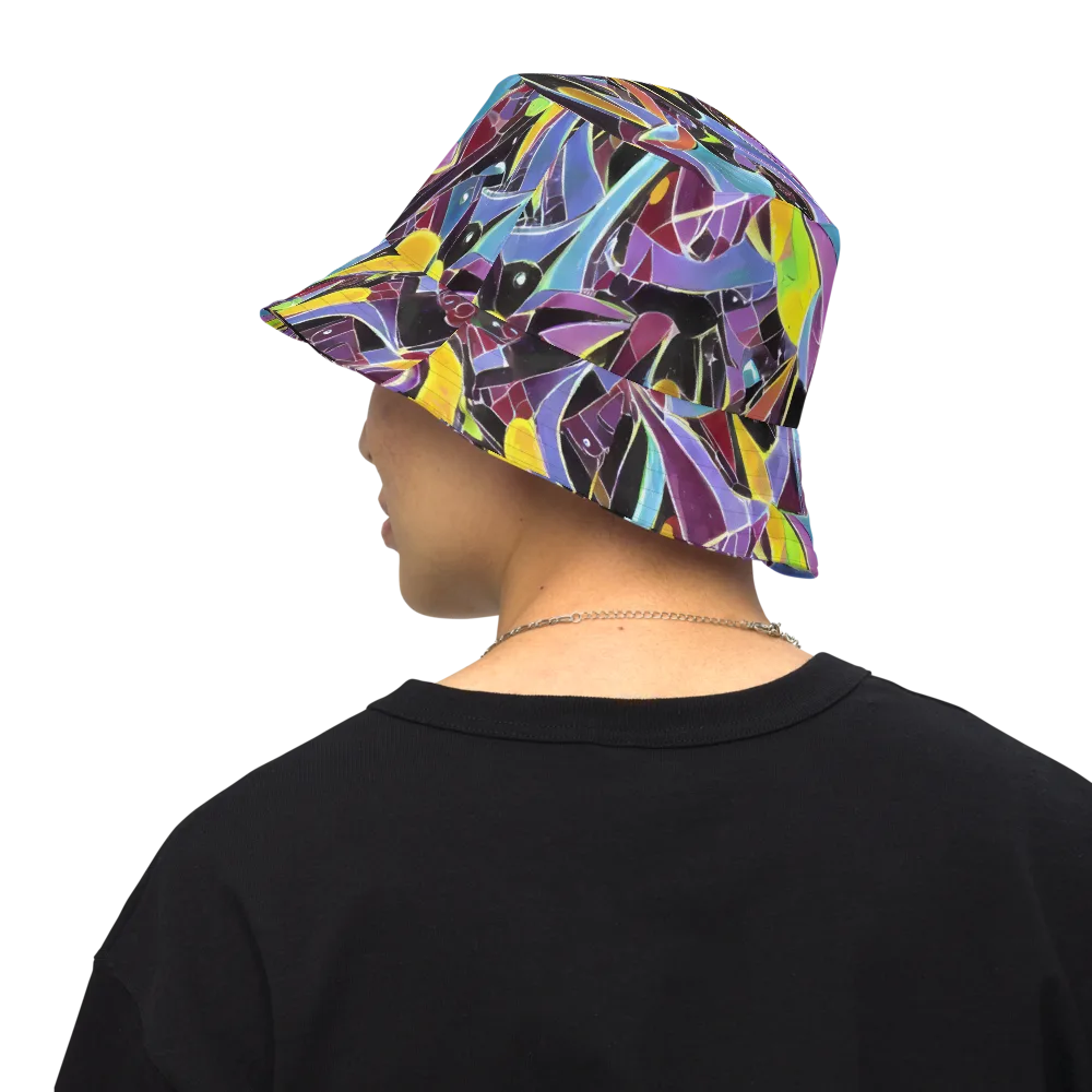 Spectrum Circuit on Reversible Bucket Hat — Back Inside