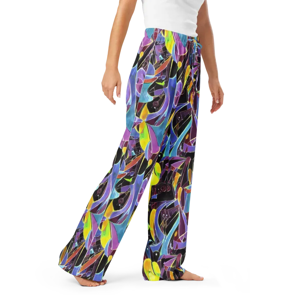 Spectrum Circuit on Women's Pajama Pants — Right Front