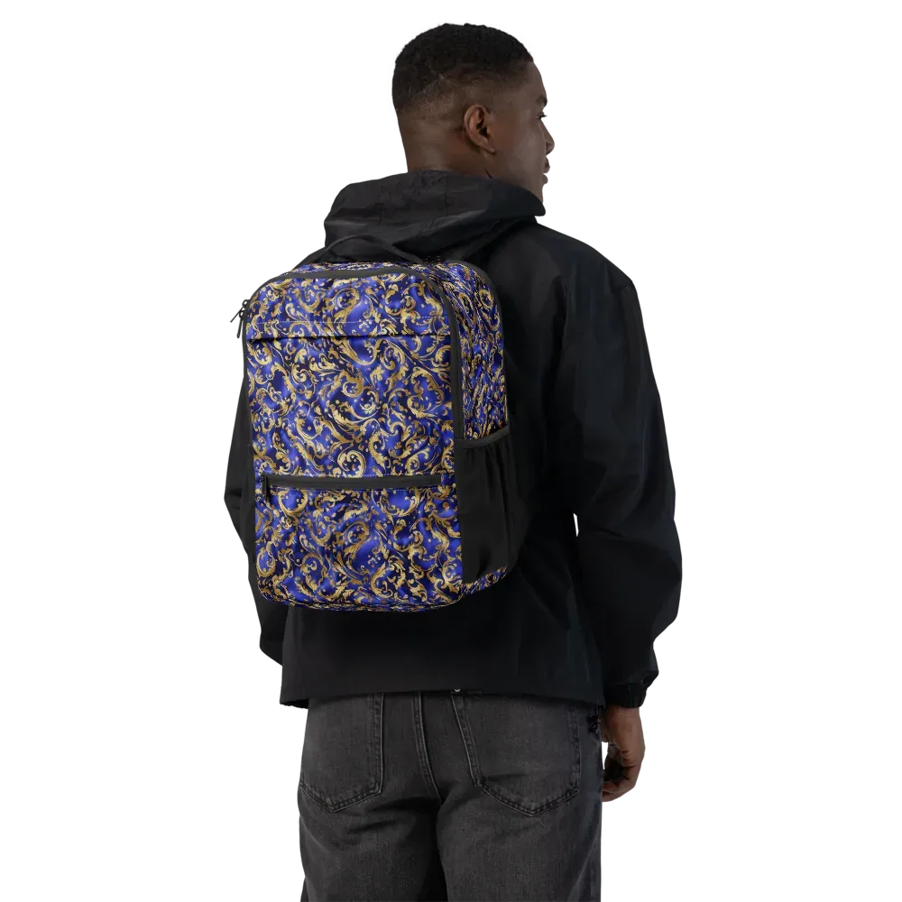 Gilded Arabesque on Utility Backpack — Back