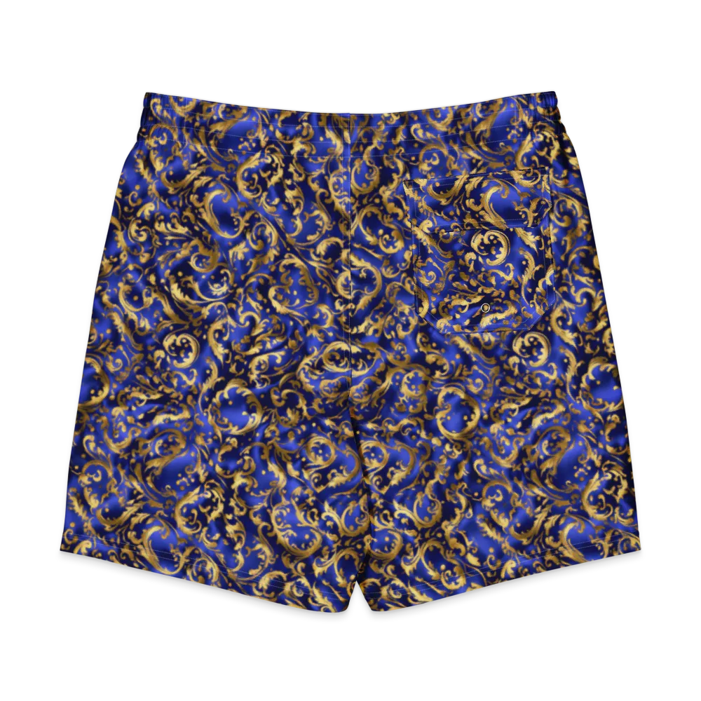 Gilded Arabesque on Men's Board Shorts — Back
