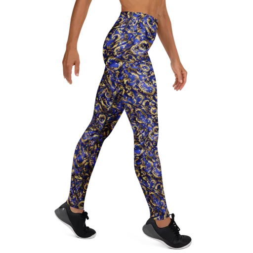 Gilded Arabesque on a Yoga Leggings