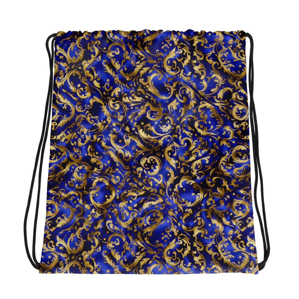Gilded Arabesque on Drawstring Bag — Photo