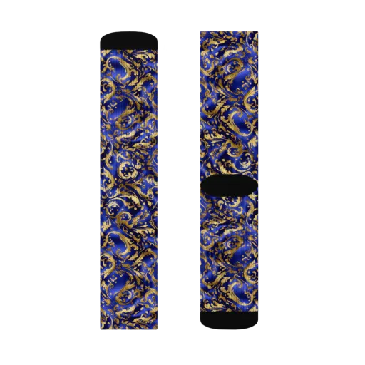 Gilded Arabesque on a Socks