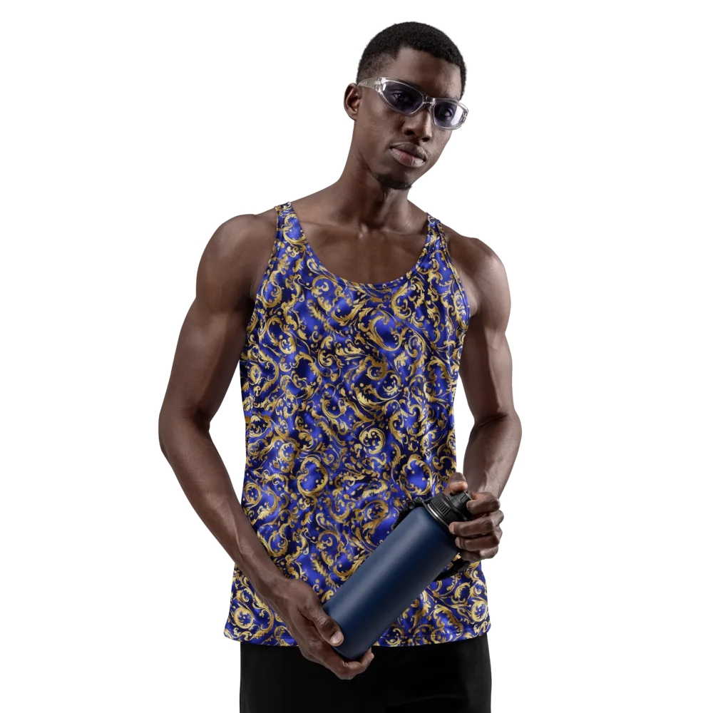 Gilded Arabesque on Men's Tank Top — Front