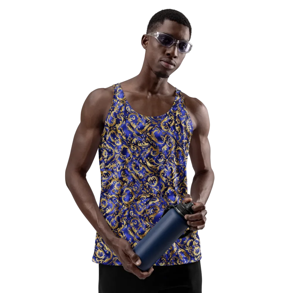 Gilded Arabesque on Men's Tank Top — Front