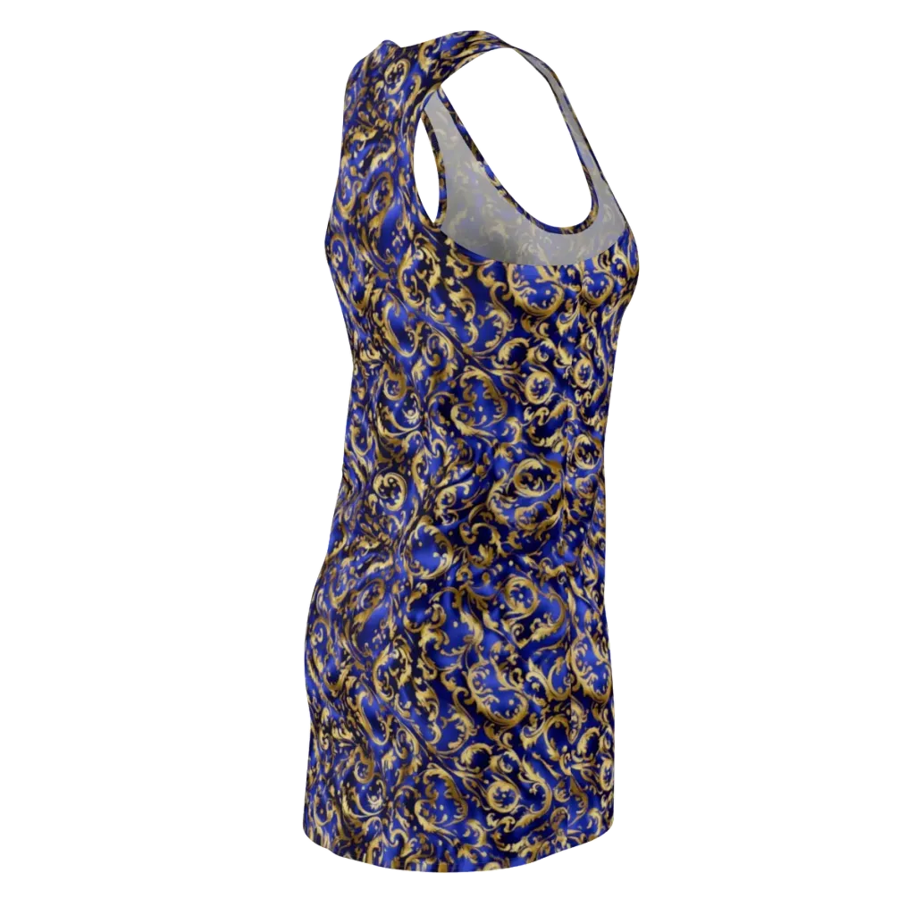 Gilded Arabesque on Racerback Dress — Back Side