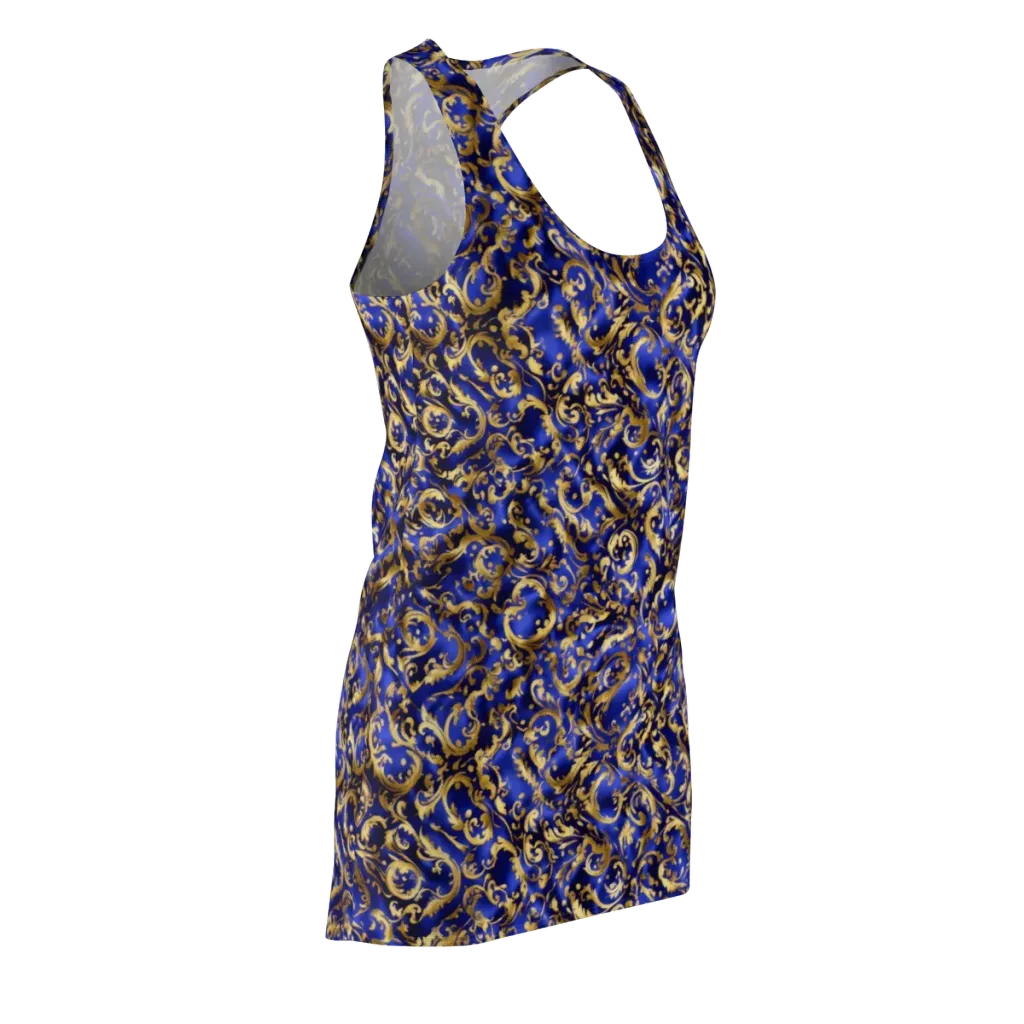 Gilded Arabesque on Racerback Dress — Front Side
