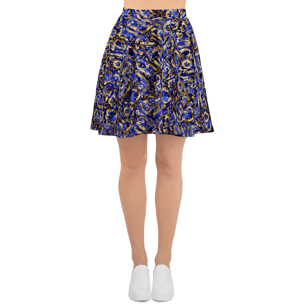 Gilded Arabesque on Skater Skirt — Front