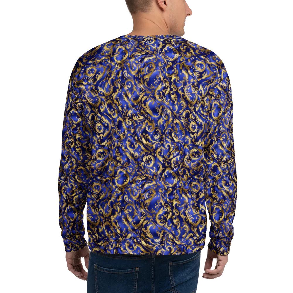Gilded Arabesque on Sweatshirt — Back