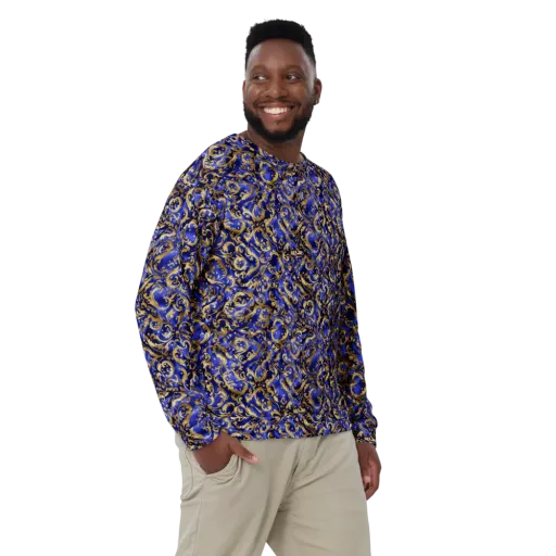 Gilded Arabesque on a Sweatshirt