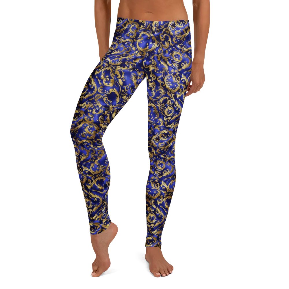 Gilded Arabesque on Leggings — Front