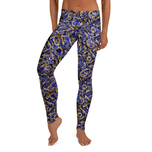 Gilded Arabesque on a Leggings