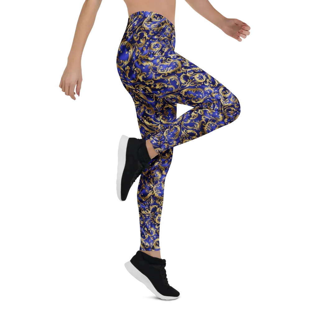 Gilded Arabesque on Leggings — Right