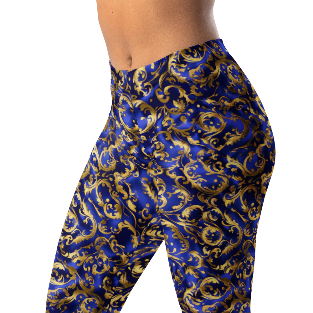 Gilded Arabesque on Leggings — Left Front