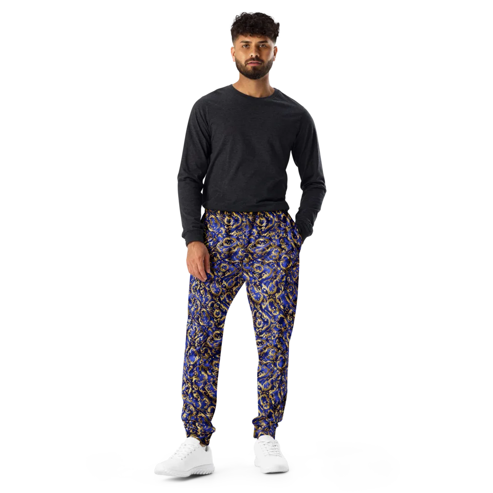 Gilded Arabesque on Men's Joggers — Front