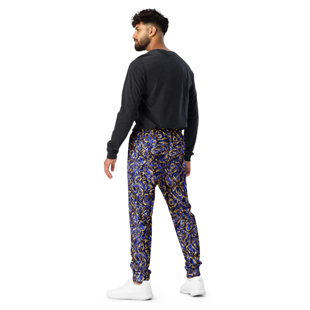 Gilded Arabesque on Men's Joggers — Back