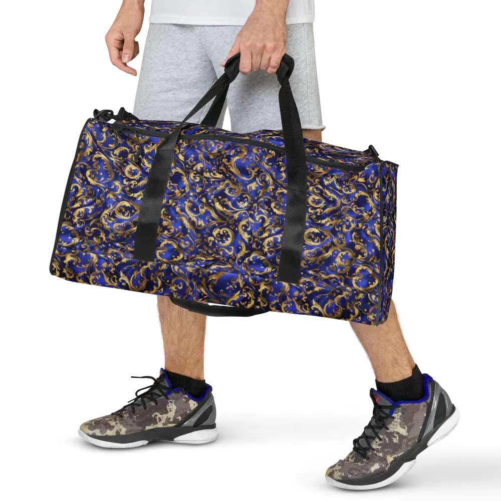 Gilded Arabesque on Duffle Bag — Front