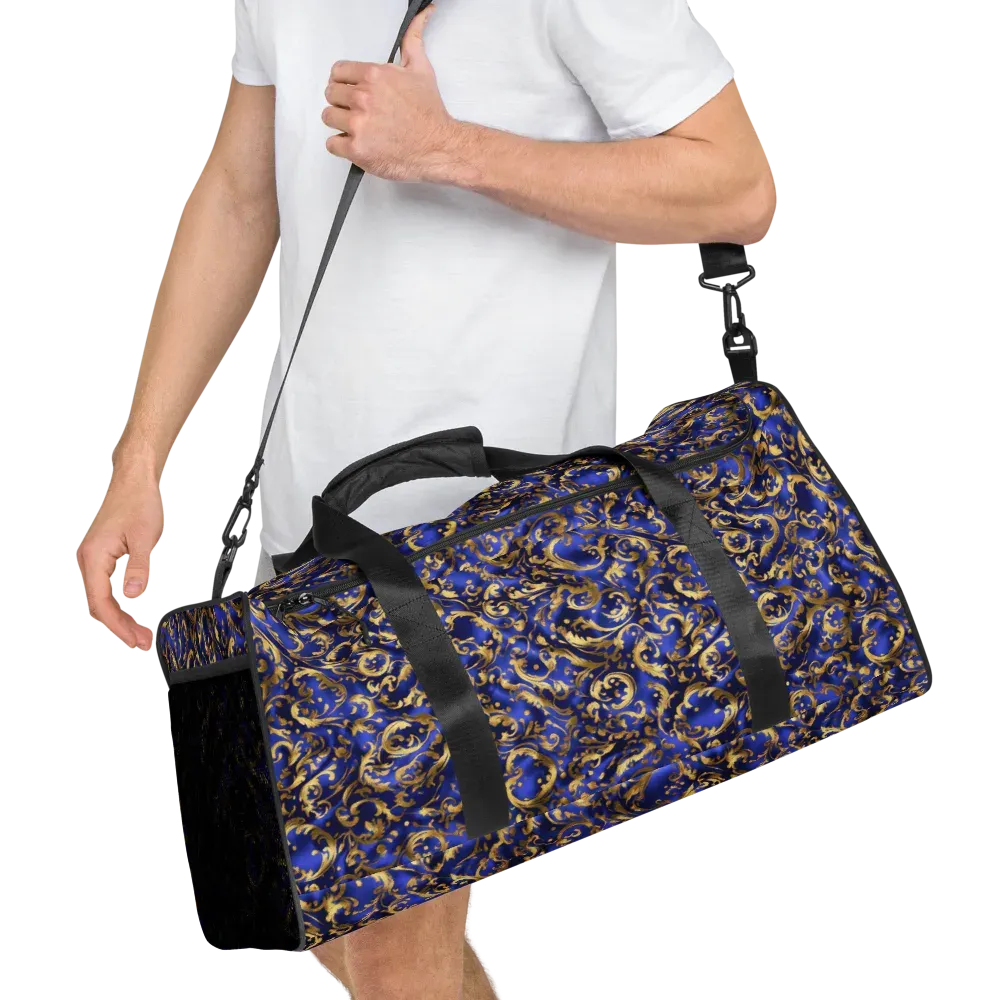 Gilded Arabesque on Duffle Bag — Right Front