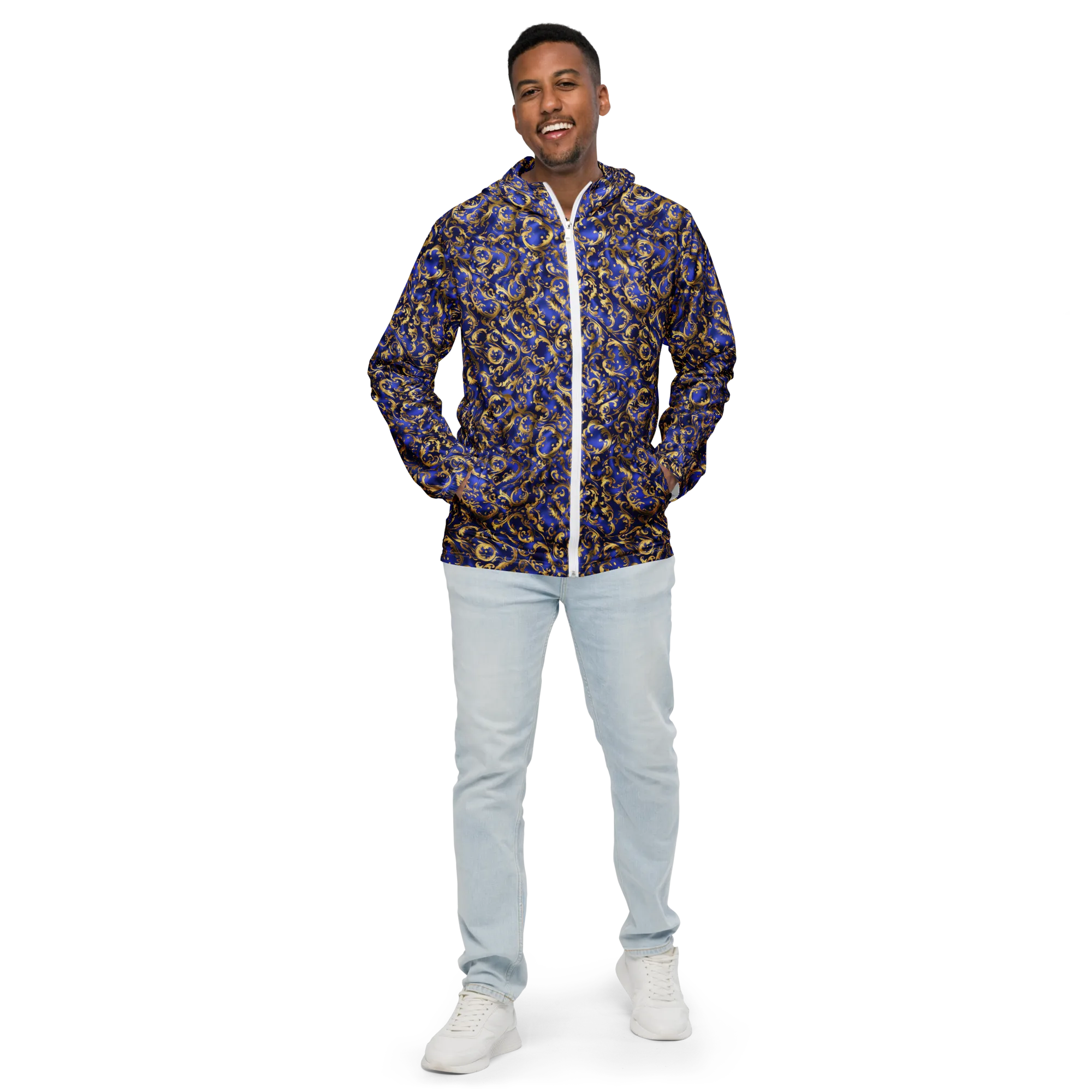 Gilded Arabesque on Men's Windbreaker — Front