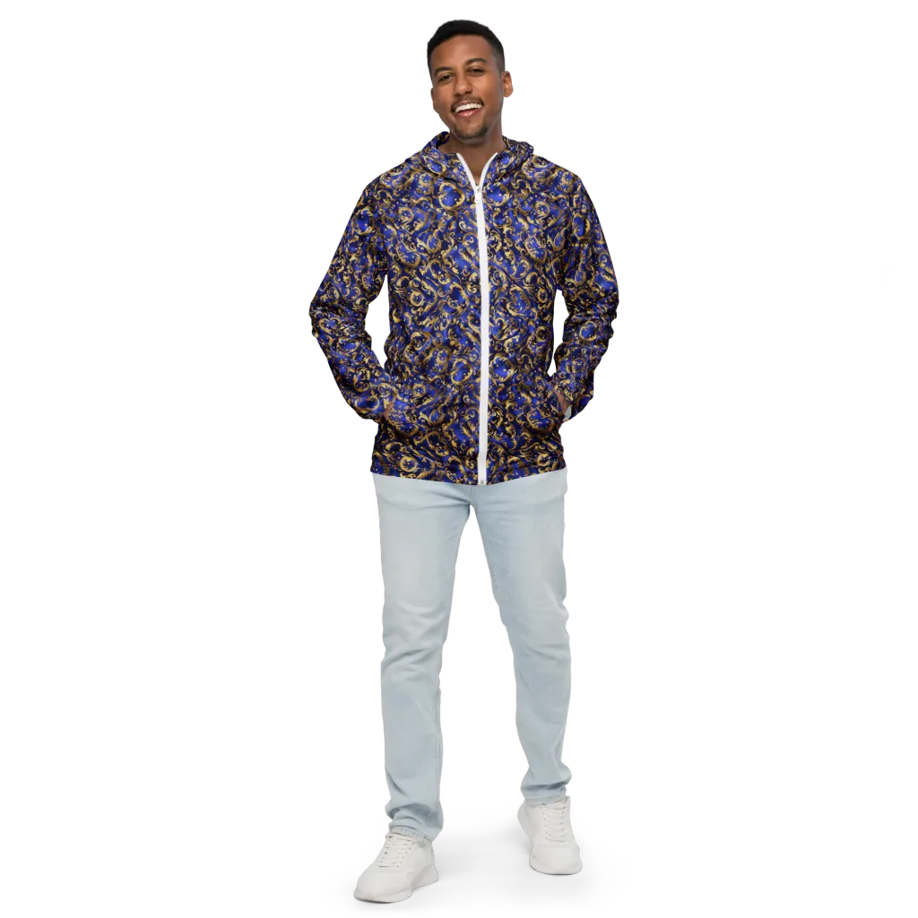 Gilded Arabesque on Men's Windbreaker — Front
