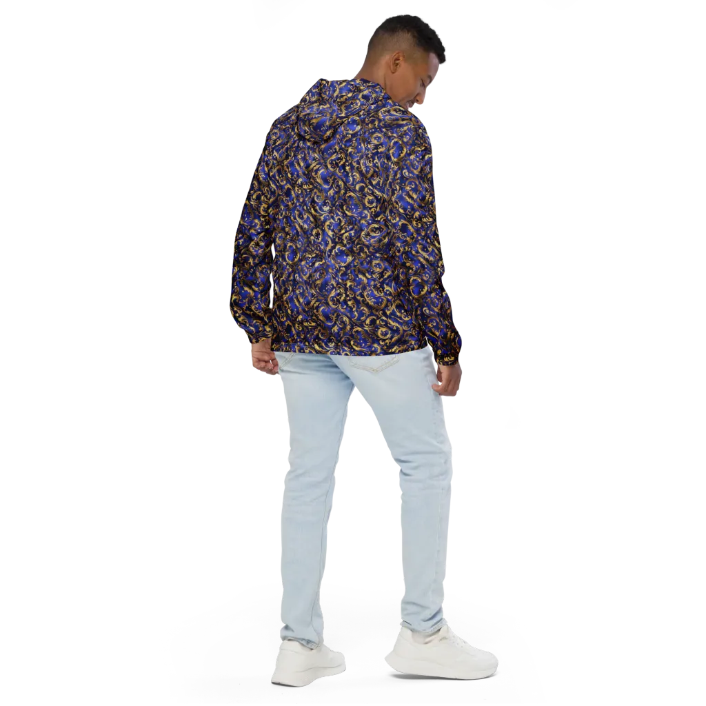 Gilded Arabesque on Men's Windbreaker — Back
