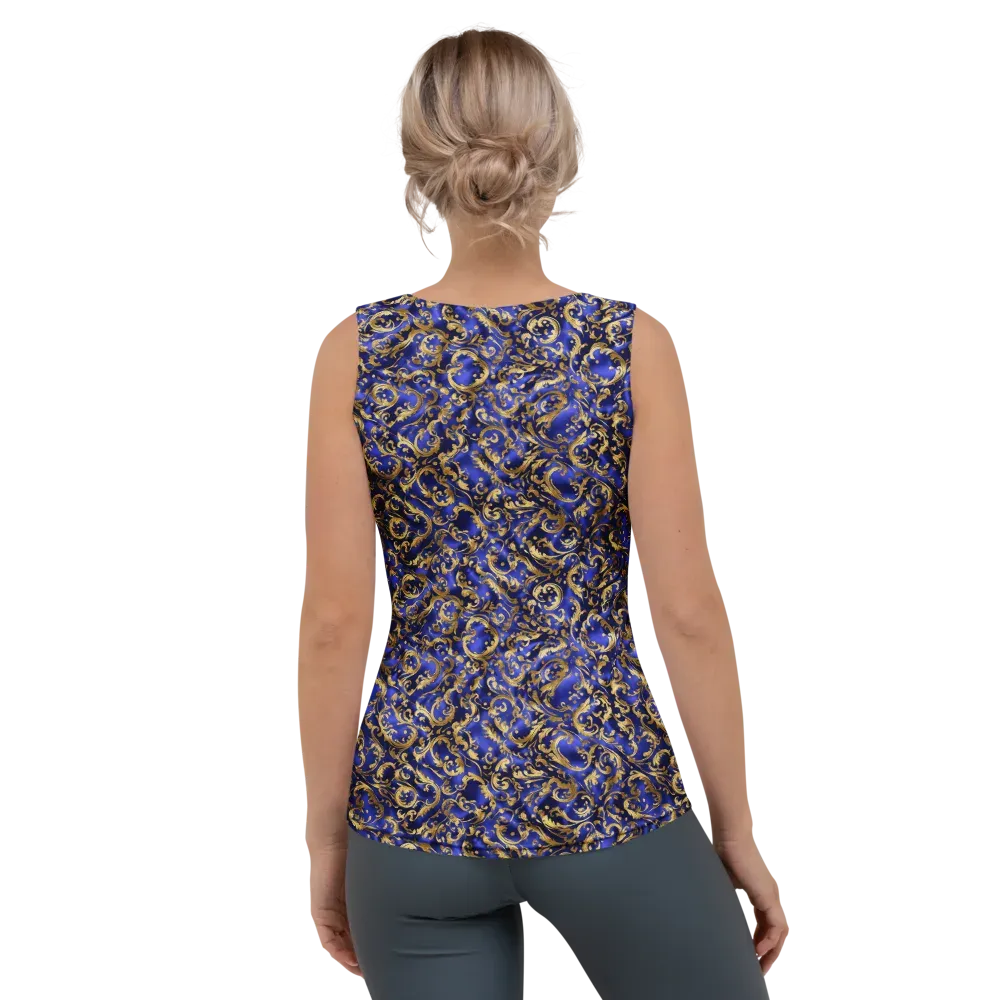 Gilded Arabesque on Women's Tank Top — Back