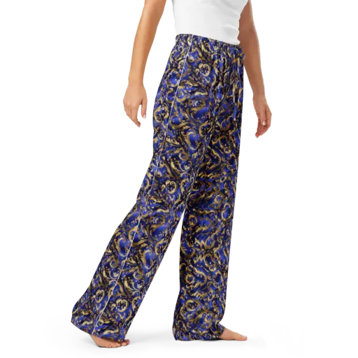 Gilded Arabesque on a Women's Pajama Pants