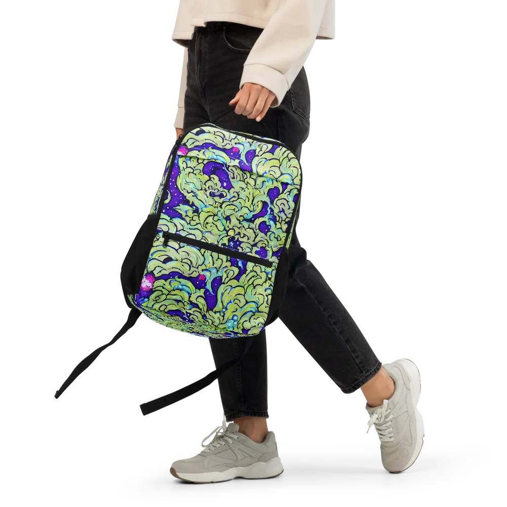 Electric Foliage on Utility Backpack — Front
