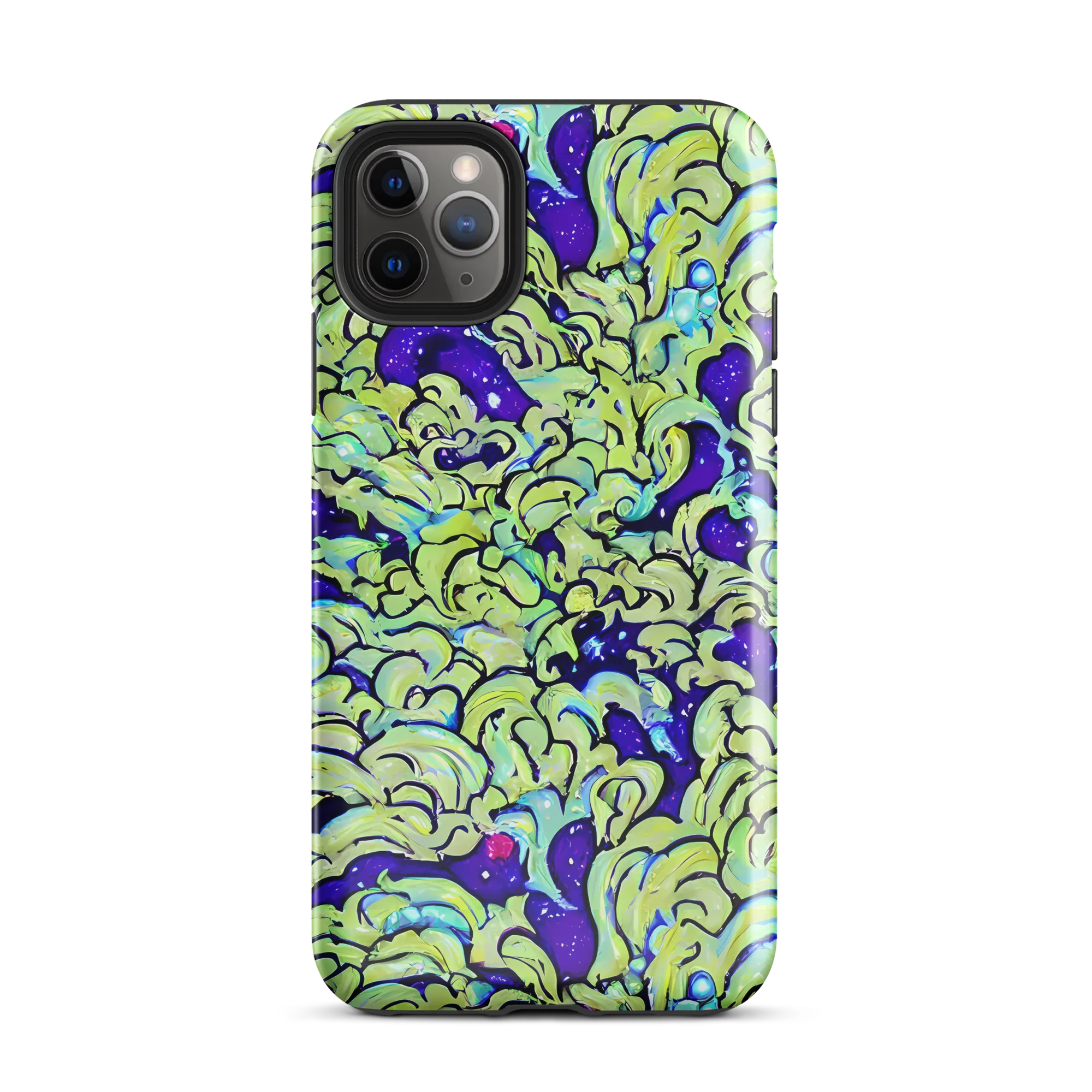 Electric Foliage on Tough Case for iPhone® — Front