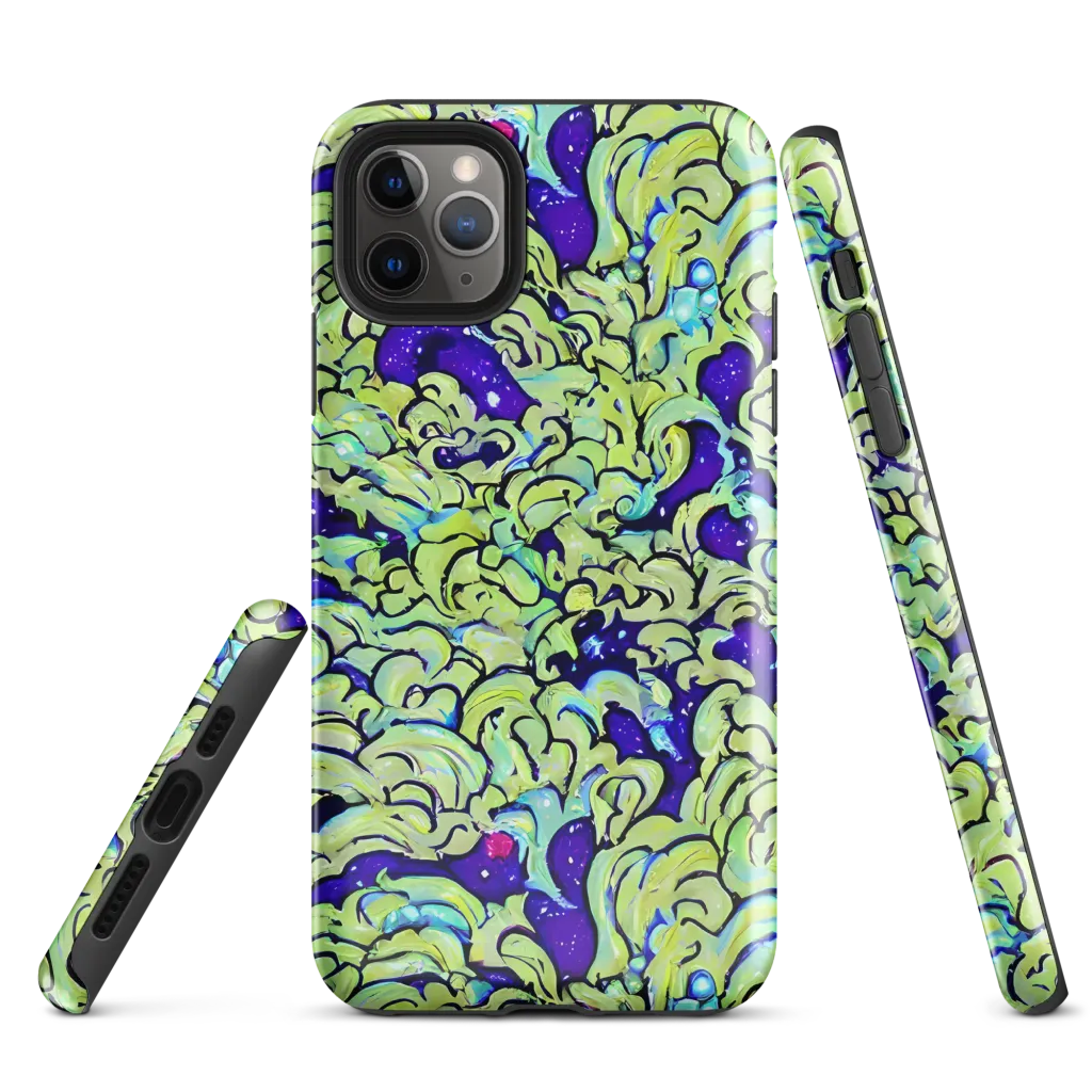 Electric Foliage on Tough Case for iPhone® — Front