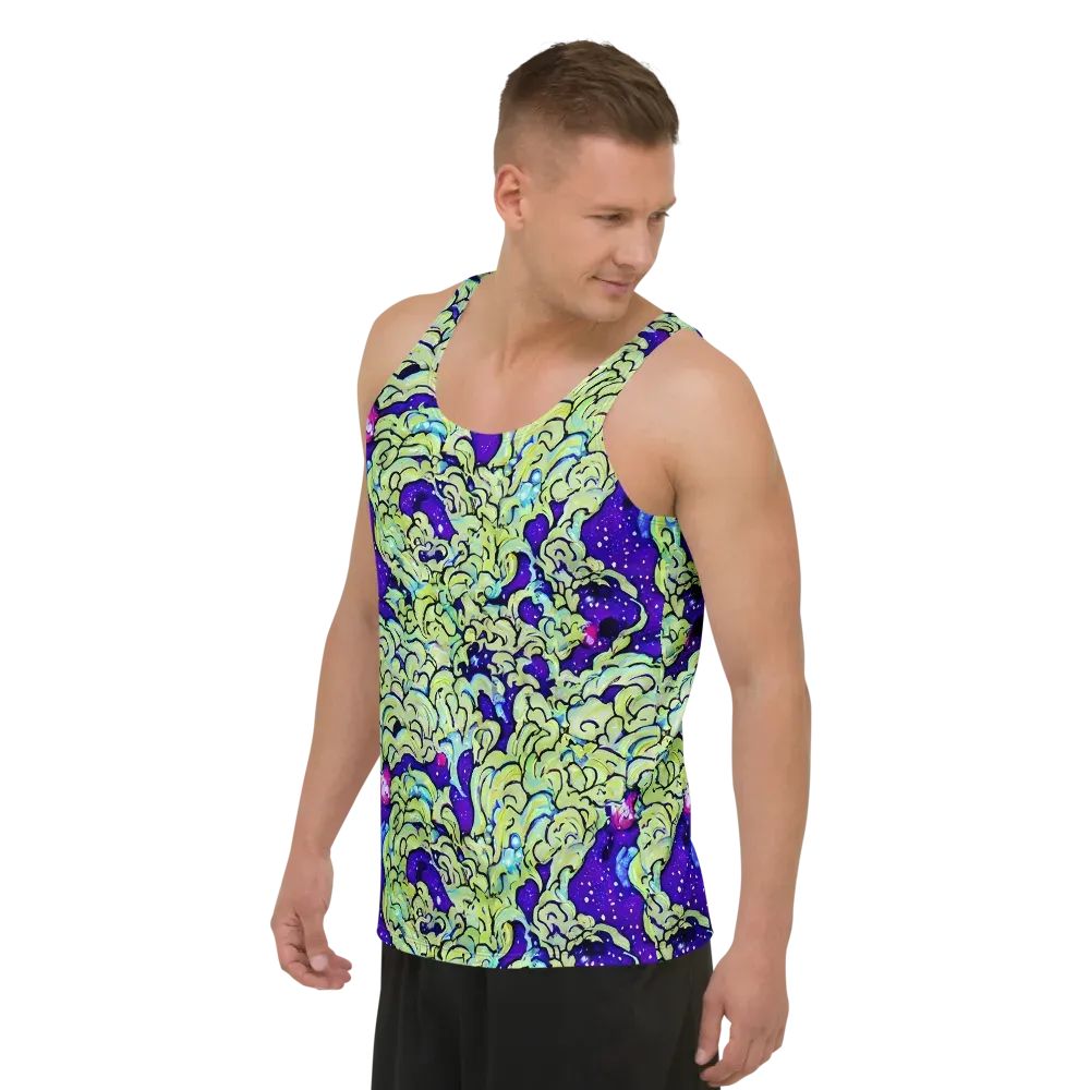 Electric Foliage on Men's Tank Top — Left Front