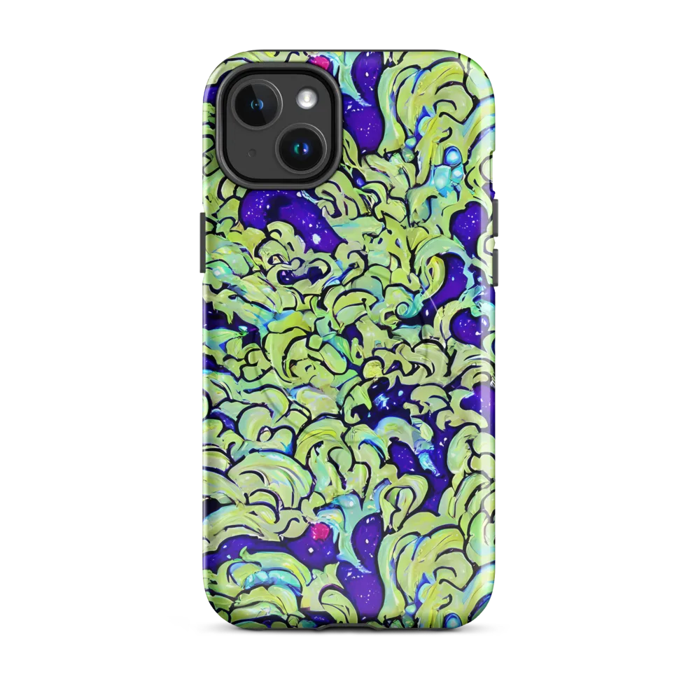 Electric Foliage on MagSafe Tough Case for iPhone® — Front