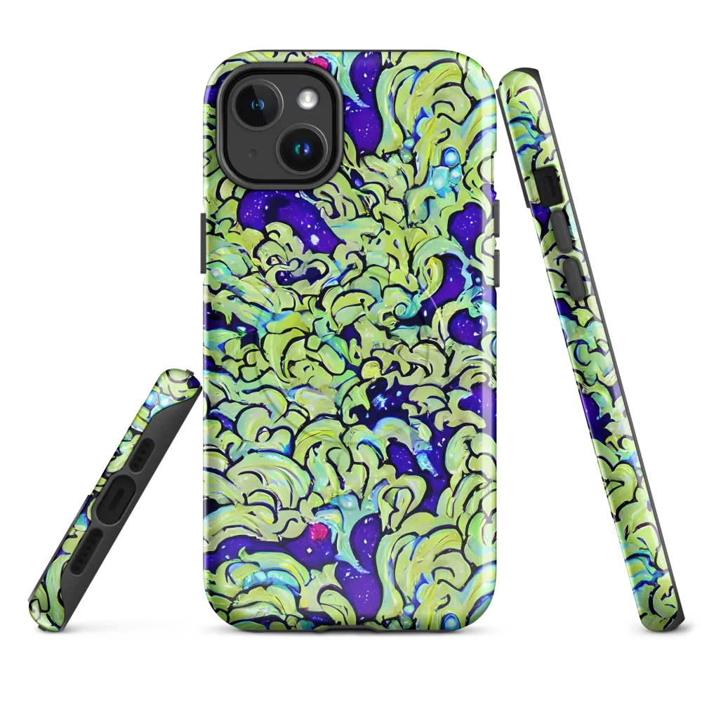 Electric Foliage on MagSafe Tough Case for iPhone® — Front