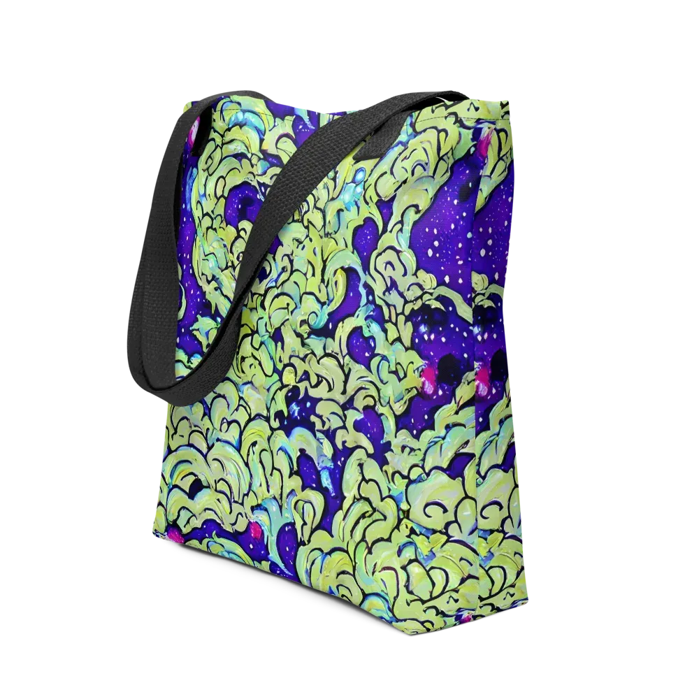 Electric Foliage on Tote Bag — Front
