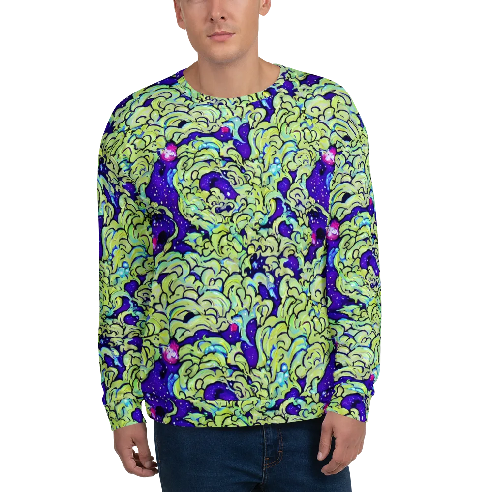 Electric Foliage on Sweatshirt — Front