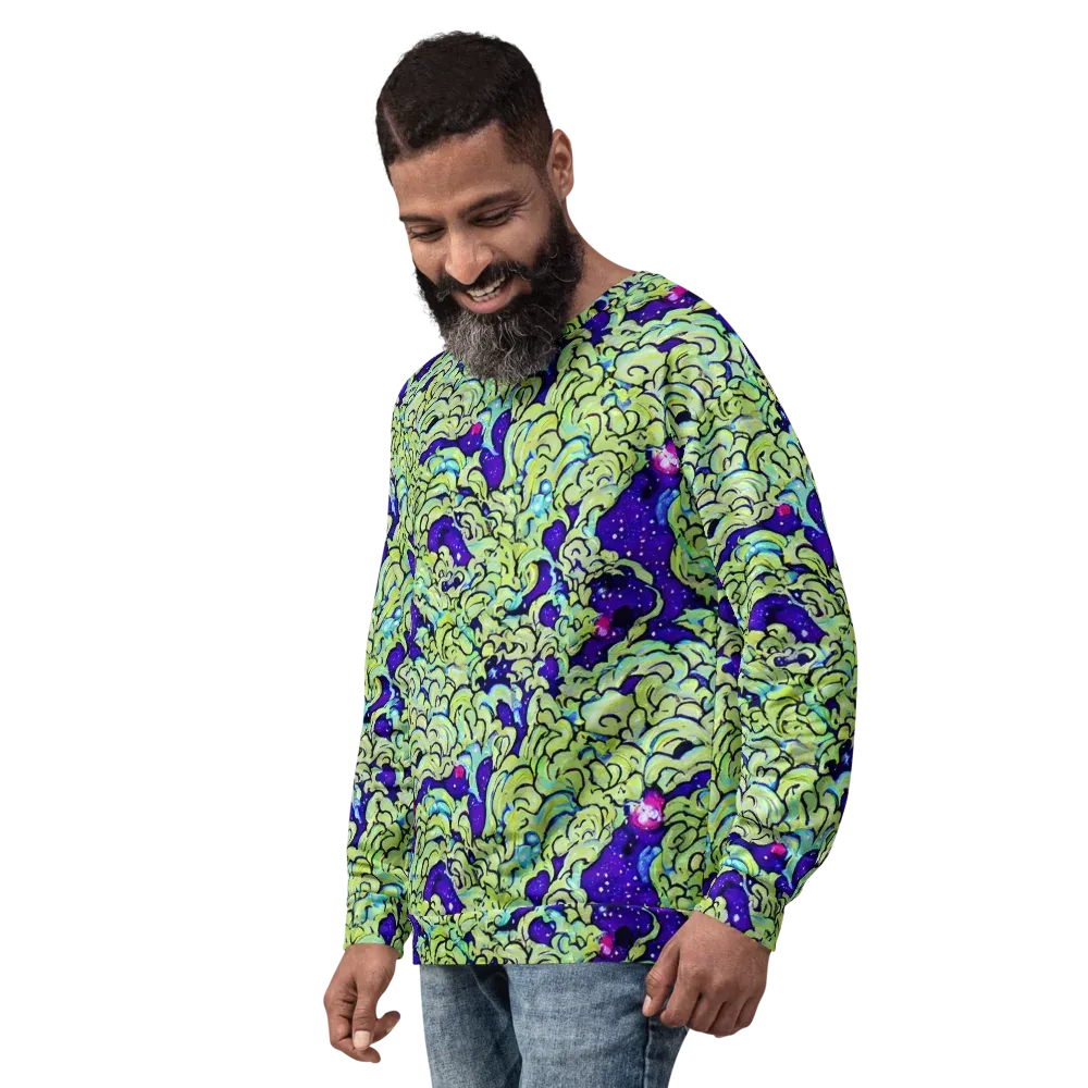 Electric Foliage on Sweatshirt — Left Front