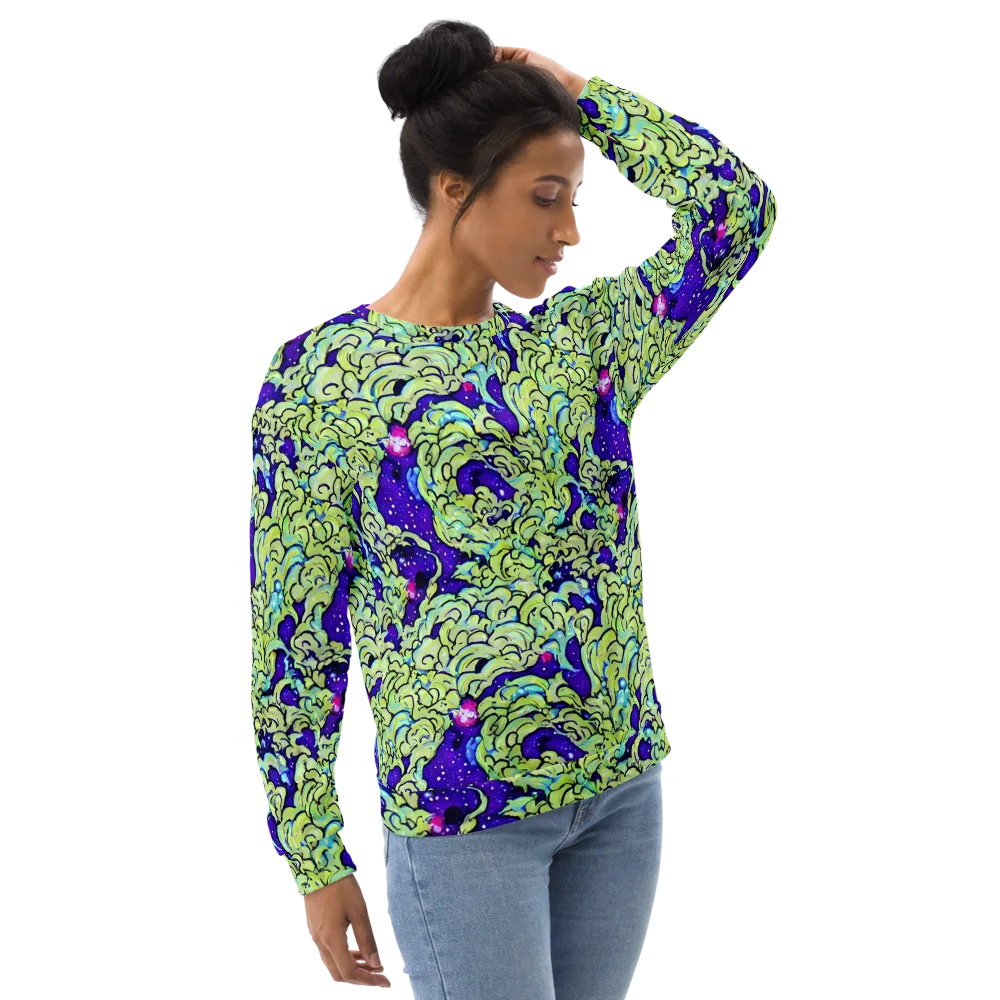 Electric Foliage on Sweatshirt — Right Front