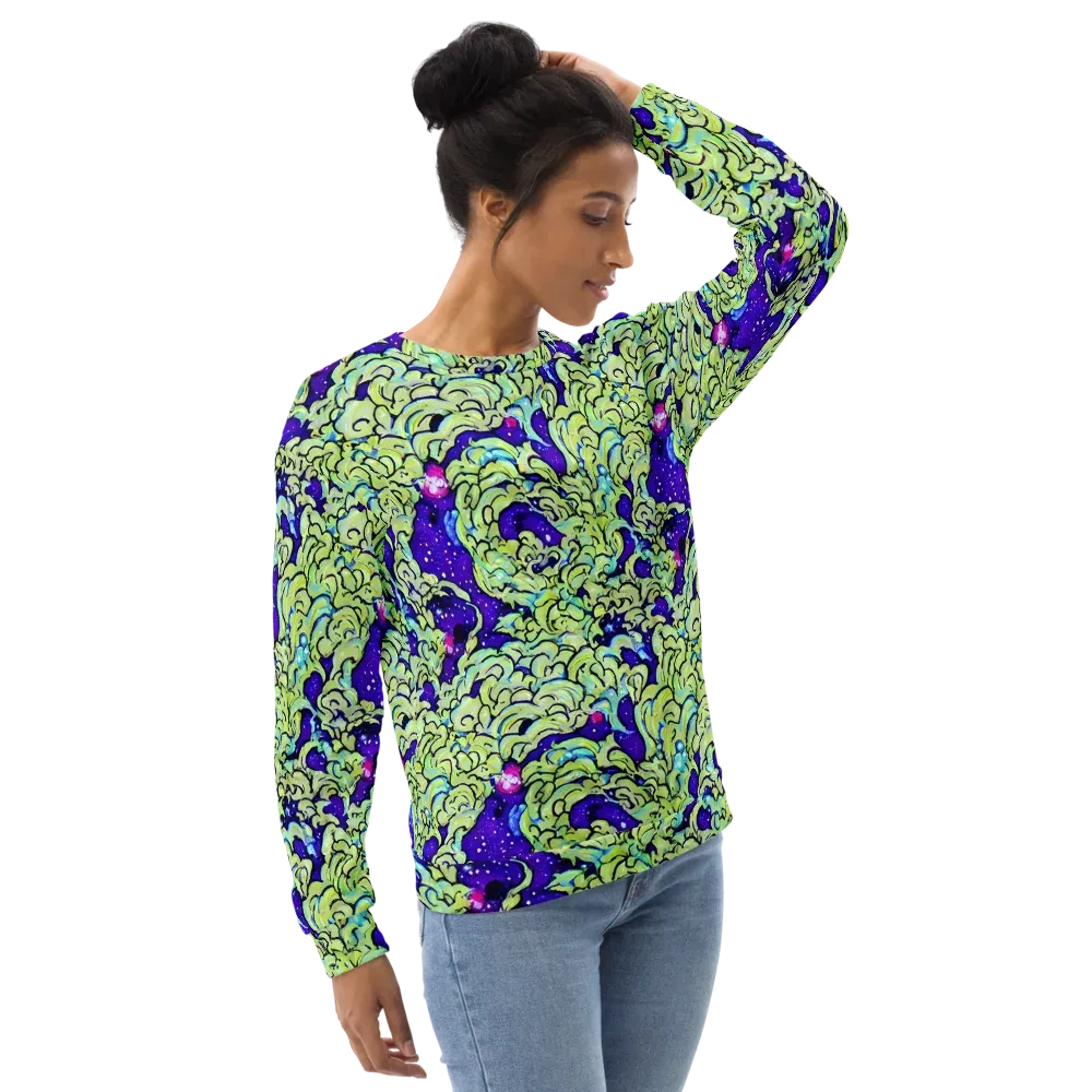 Electric Foliage on Sweatshirt — Right Front