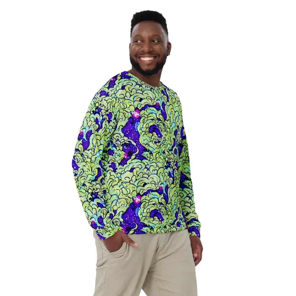 Electric Foliage on Sweatshirt — Front