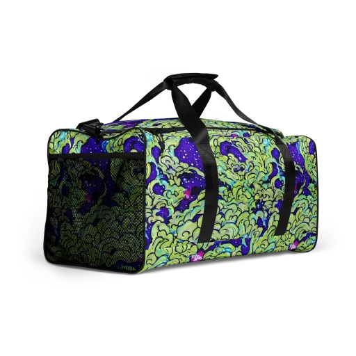 Electric Foliage on a Duffle Bag