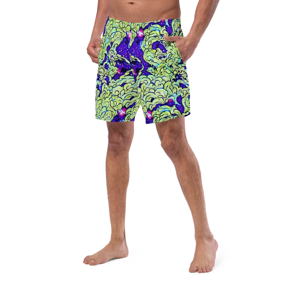 Electric Foliage on Swim Trunks — Left Front